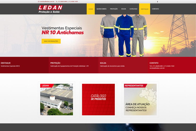 Criação de Site Ledan Criação de Site Ledan
